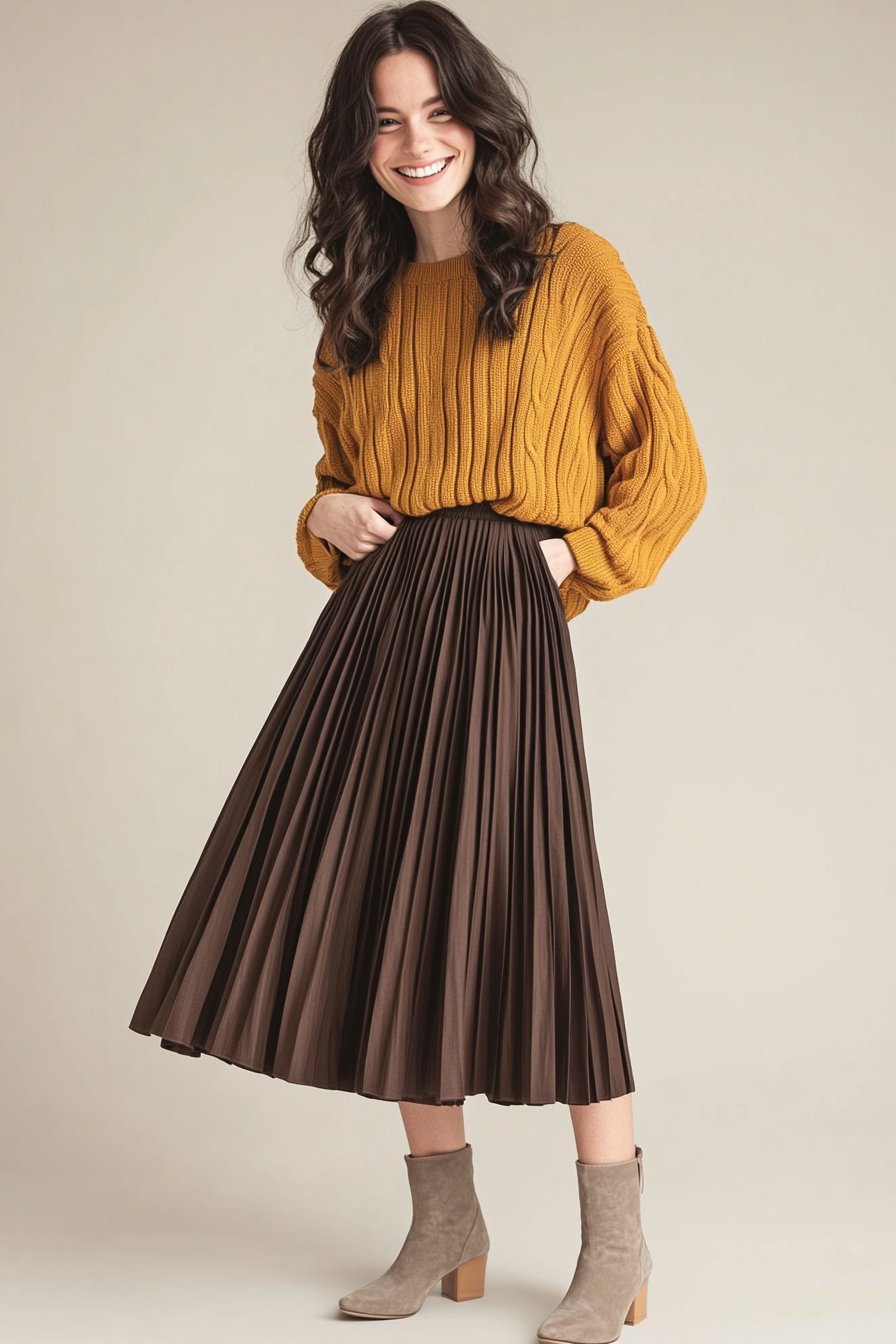 9. Bohemian Layers & Maxi Skirt (London Outfit Ideas) - London Outfit Ideas