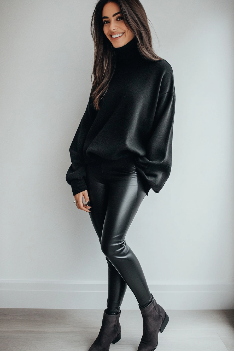 25. Effortless All-Black Ensemble (London Outfit Ideas) - London Outfit Ideas
