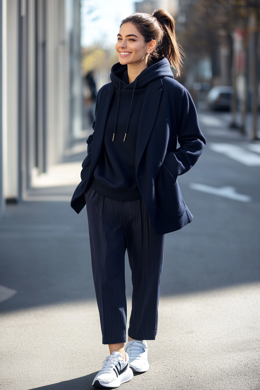 14. Relaxed Tailored Street (Streetwear Outfit Ideas) - Streetwear Outfit Ideas