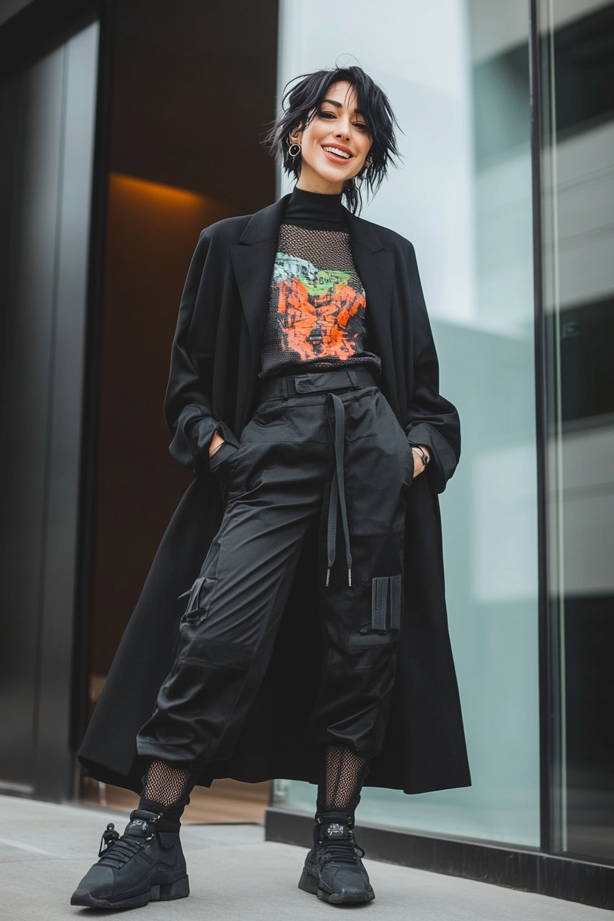 18. Street Goth Statement (Streetwear Outfit Ideas) - Streetwear Outfit Ideas