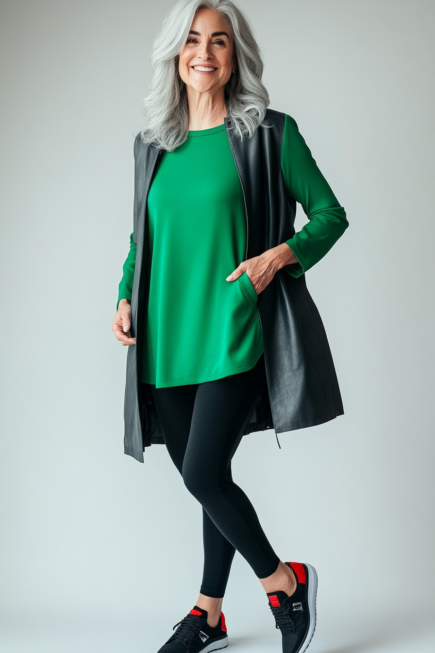 9. Vibrant Urban Chic (Concert Outfit Ideas For Women Over 50) - Concert Outfit Ideas For Women Over 50