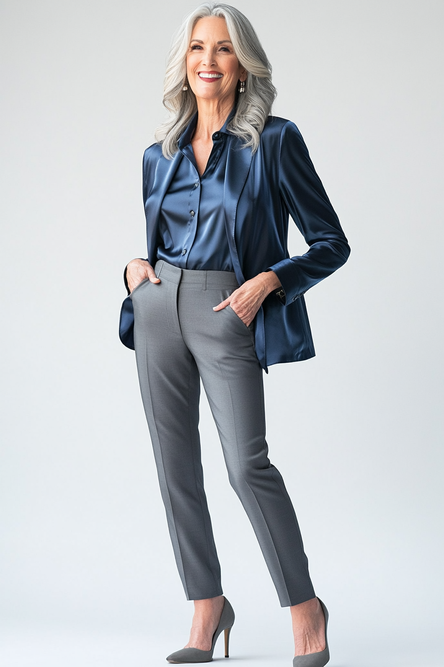 25. Sleek & Subtle Glam (Concert Outfit Ideas For Women Over 50) - Concert Outfit Ideas For Women Over 50