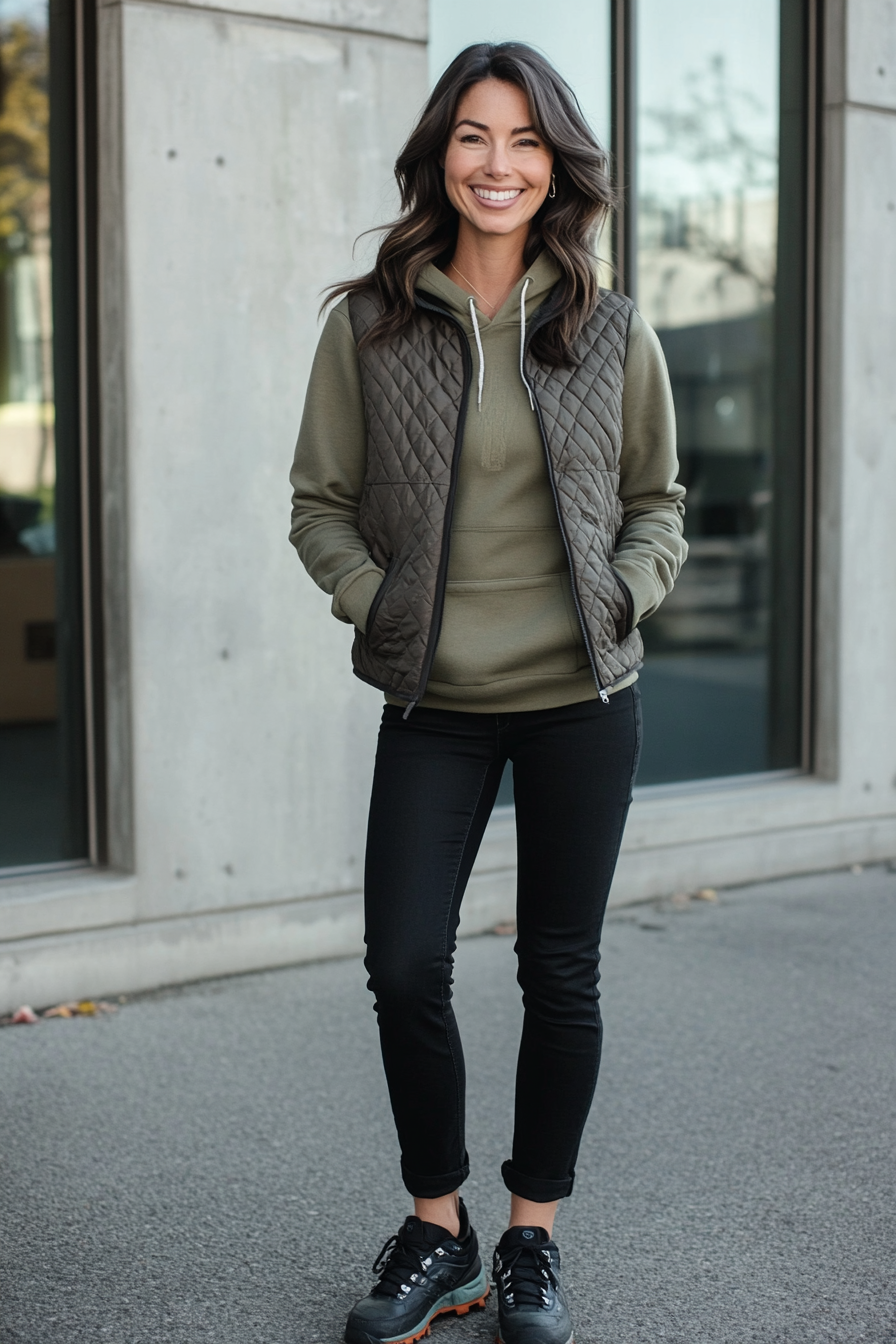 10. Weekend Comfort (Black Jeans Outfit Ideas) - Black Jeans Outfit Ideas