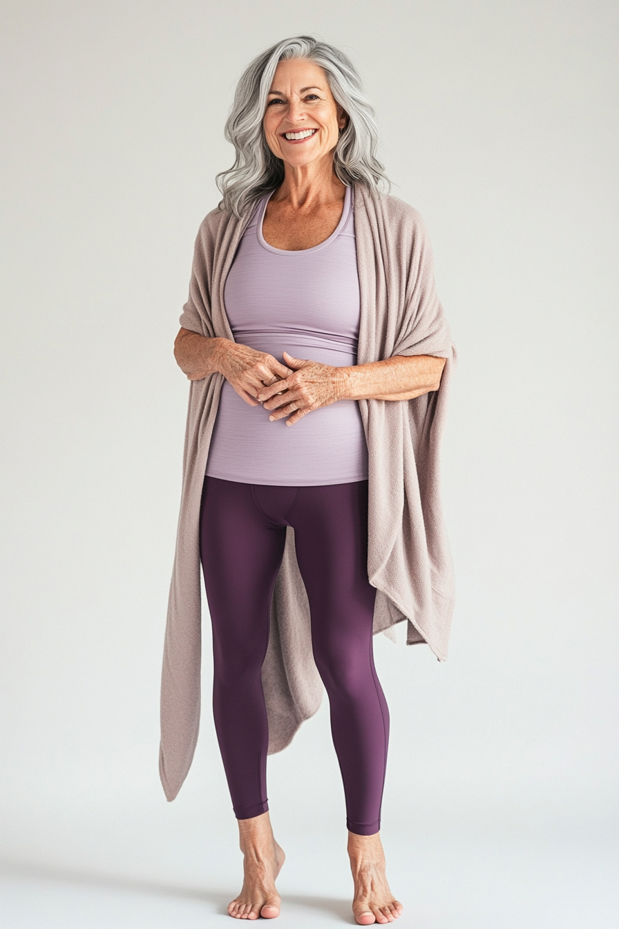 3. Effortless Yoga Flow (Active Wear Outfits For Women Over 50) - Active Wear Outfits For Women Over 50