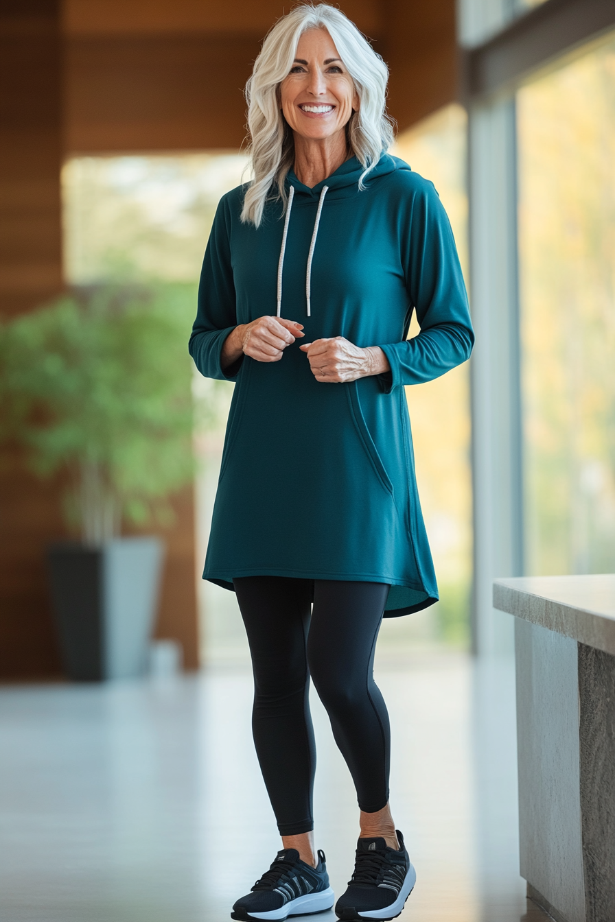 5. Relaxed Streetwear (Active Wear Outfits For Women Over 50) - Active Wear Outfits For Women Over 50