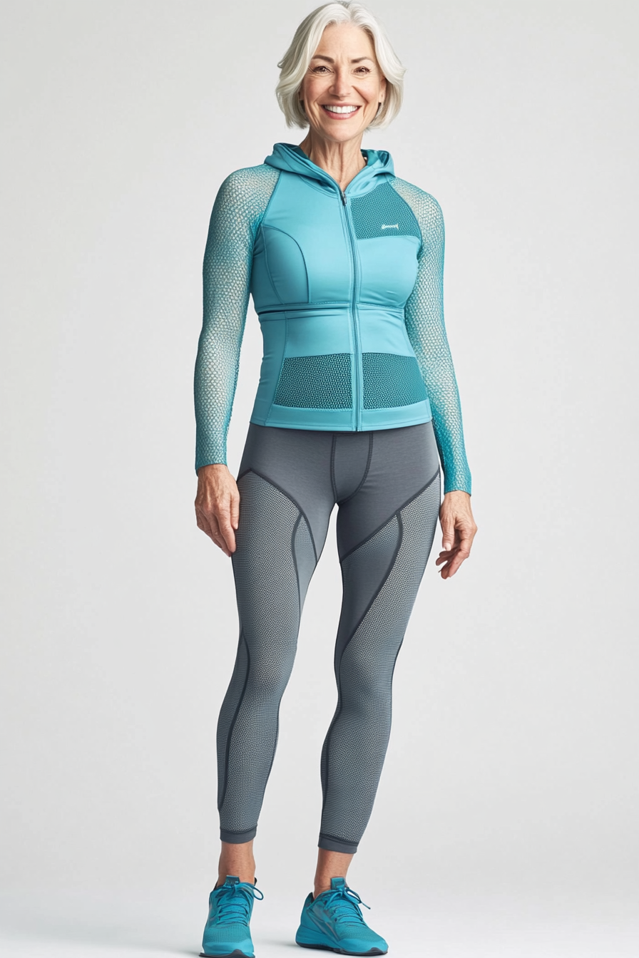 16. Polished & Playful (Active Wear Outfits For Women Over 50) - Active Wear Outfits For Women Over 50