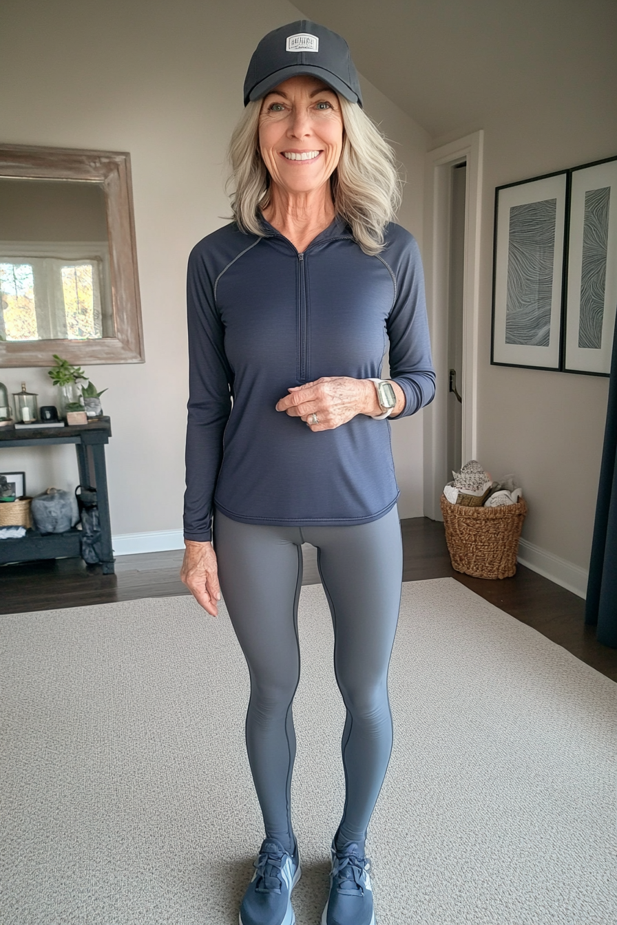 22. Refined Simplicity (Active Wear Outfits For Women Over 50) - Active Wear Outfits For Women Over 50