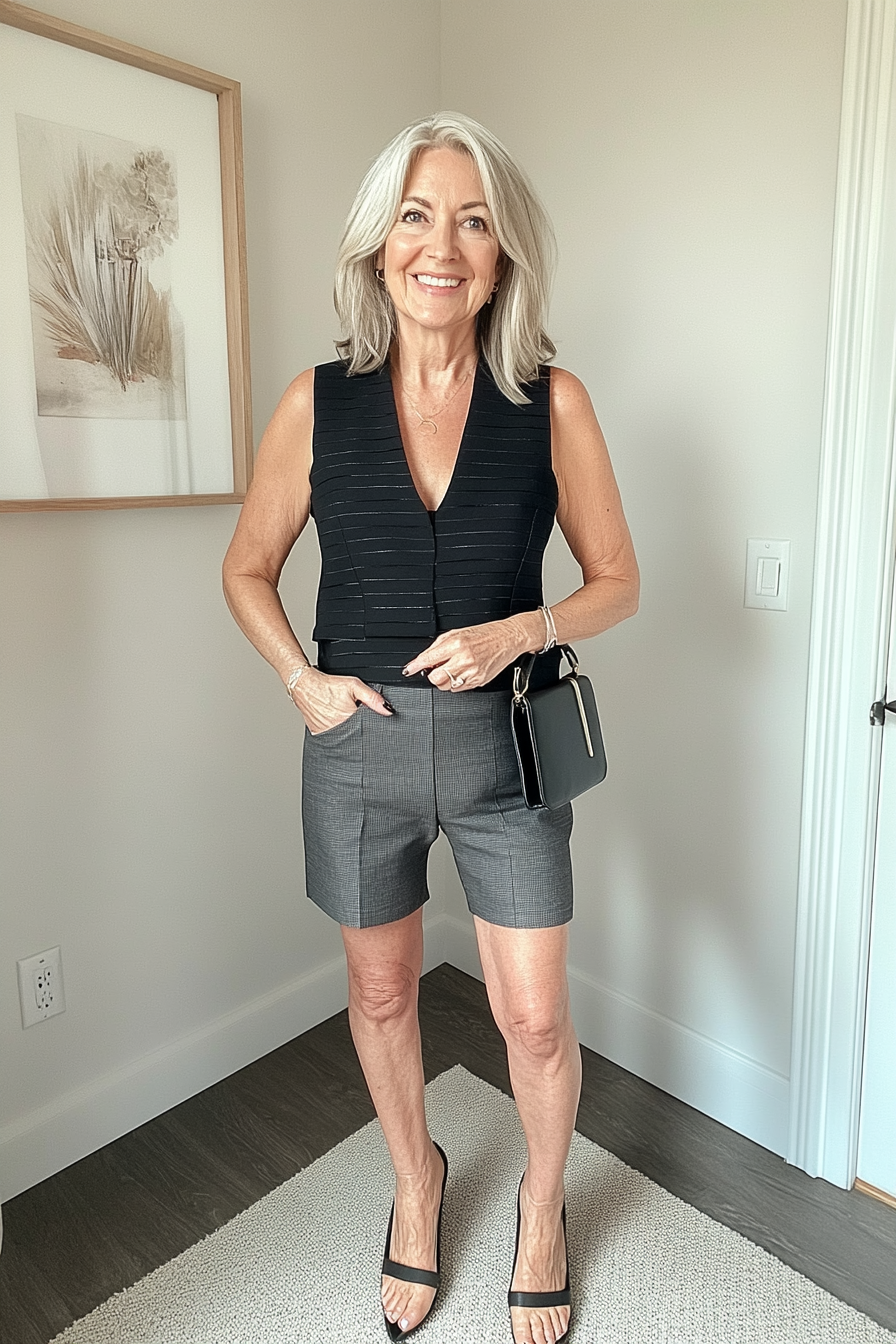 15. City Chic Summer (Summer Shorts Outfits For Women Over 50) - Summer Shorts Outfits For Women Over 50