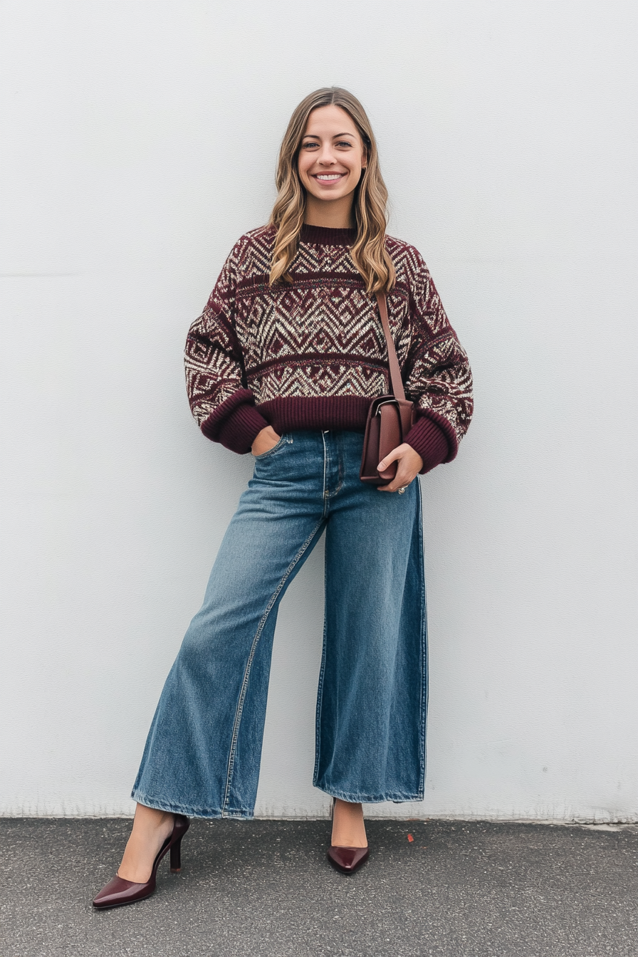 10. The Statement Sweater Look (Jeans Outfit Ideas) - Jeans Outfit Ideas
