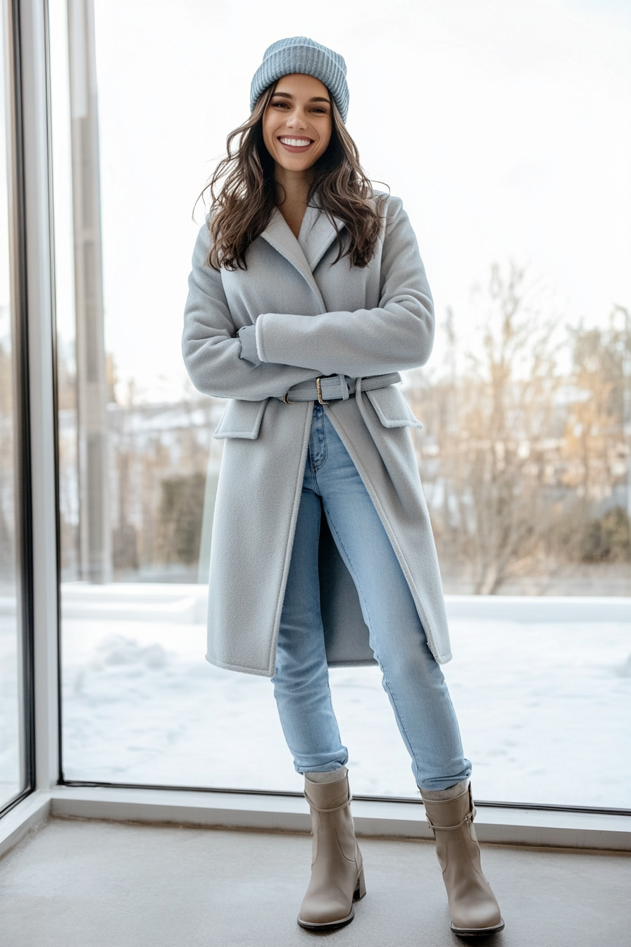 21. Winter-Ready Denim (Jeans Outfit Ideas) - Jeans Outfit Ideas