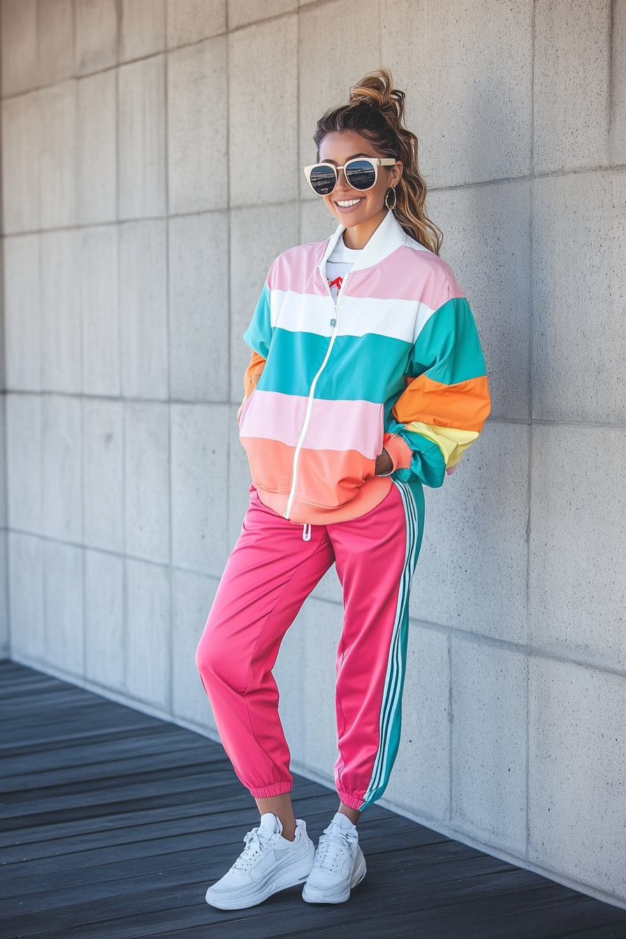 13. The Retro Athleisure Ensemble (Retro Outfit Ideas) - Retro Outfit Ideas