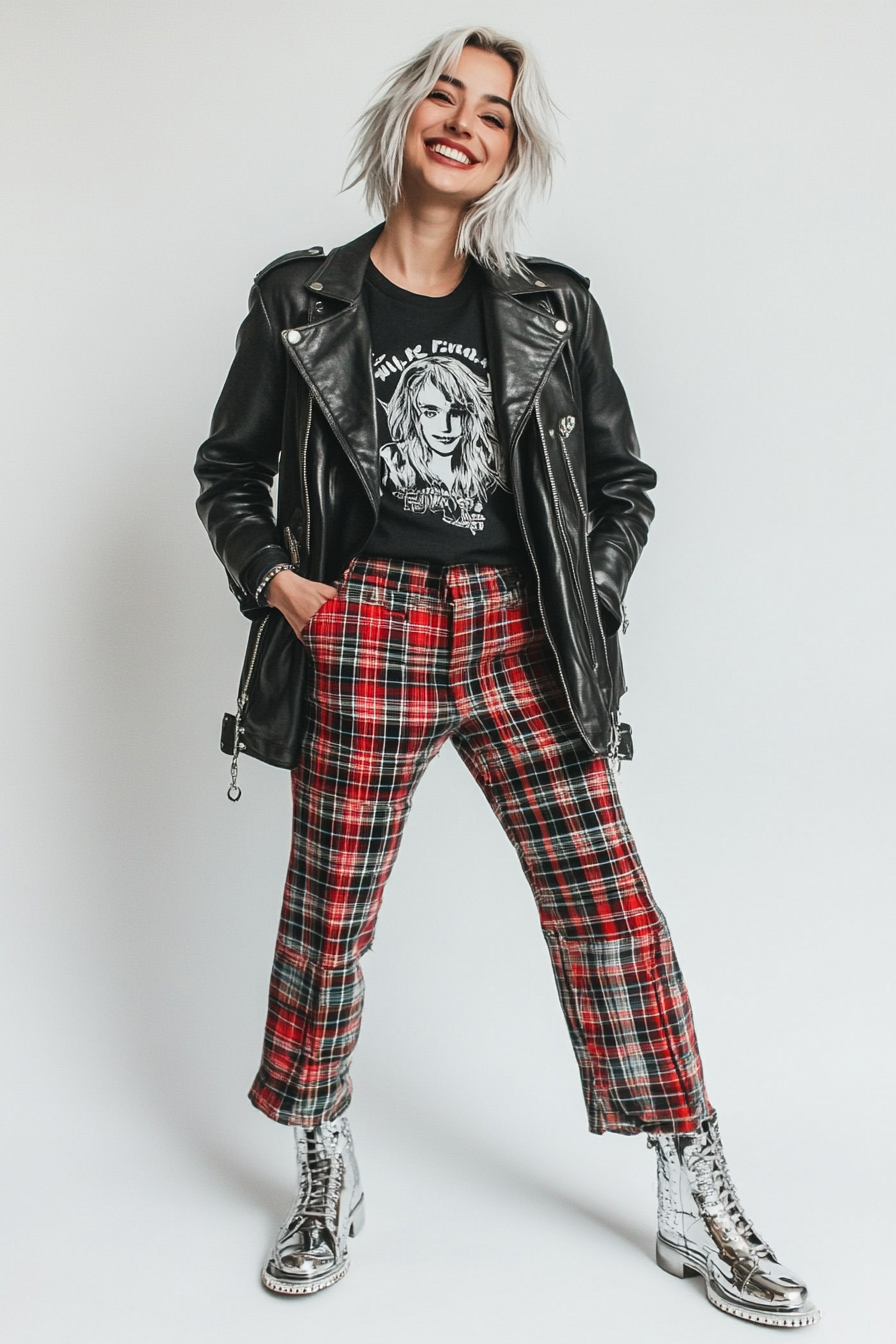 16. The Edgy Punk Rocker (Retro Outfit Ideas) - Retro Outfit Ideas