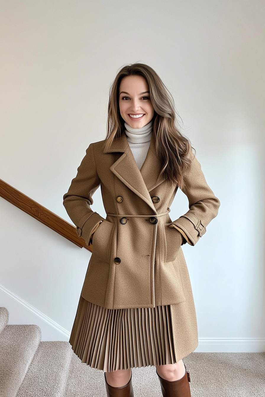 22. The Timeless Peacoat Look (Retro Outfit Ideas) - Retro Outfit Ideas