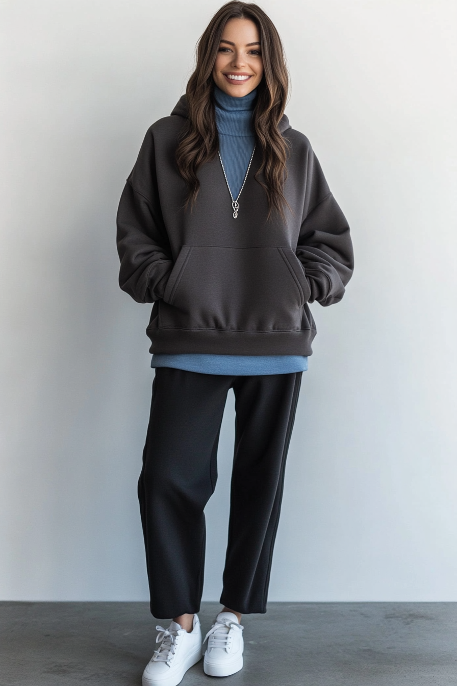 1. Oversized Layer Game (Lazy Outfit Ideas) - Lazy Outfit Ideas