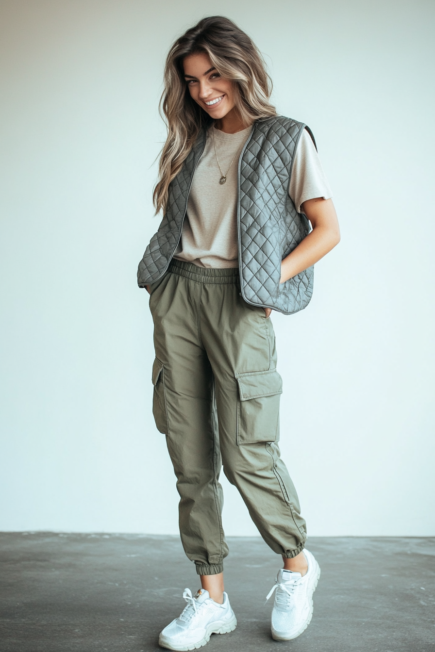 6. Casual Cargo Layers (Lazy Outfit Ideas) - Lazy Outfit Ideas