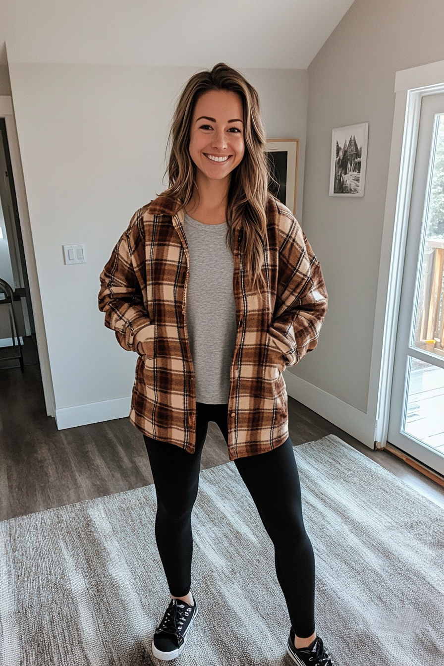 13. Shacket Simplicity (Lazy Outfit Ideas) - Lazy Outfit Ideas