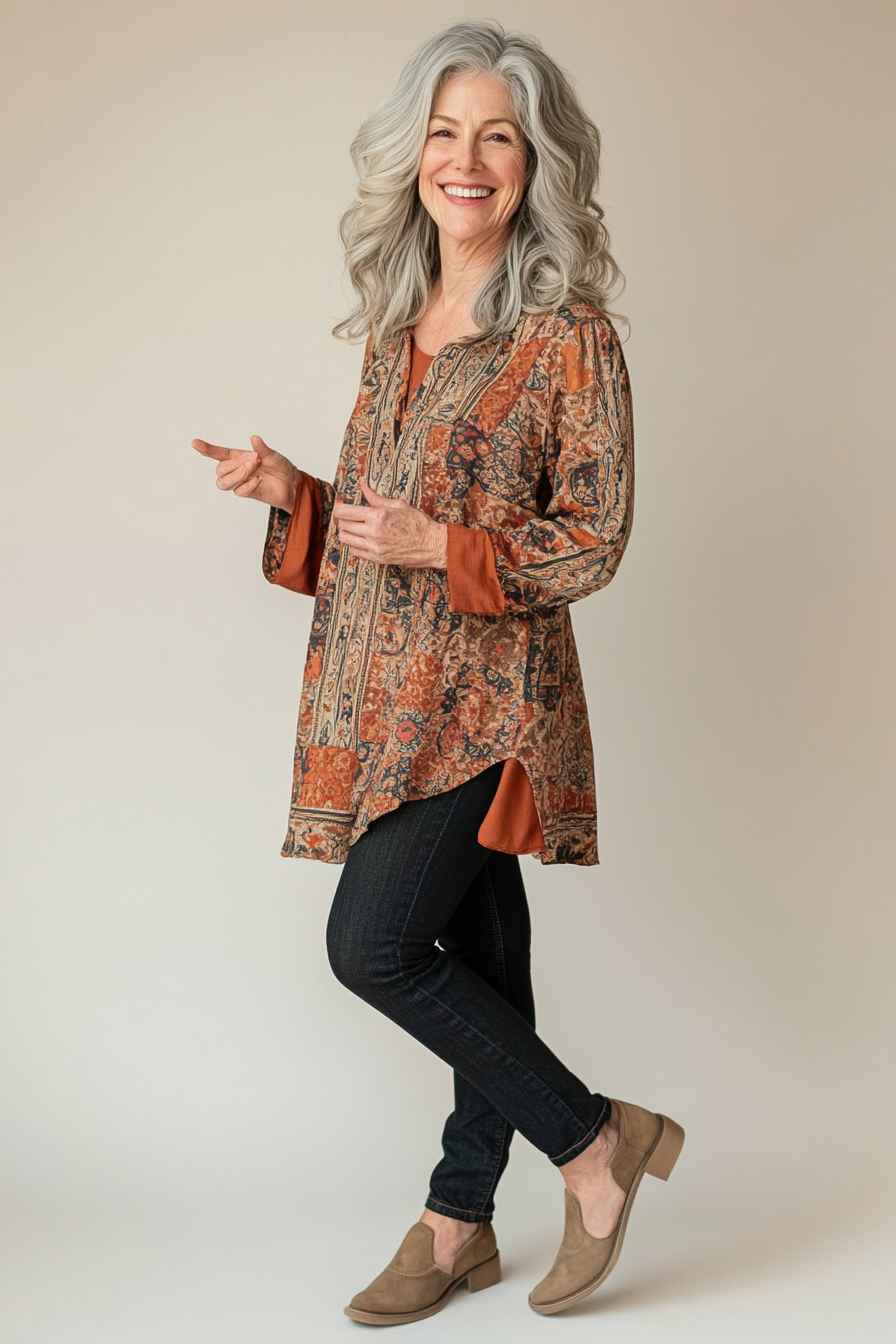 18. Boho Everyday Layers (Casual Clothing Styles For Women Over 50) - Casual Clothing Styles For Women Over 50